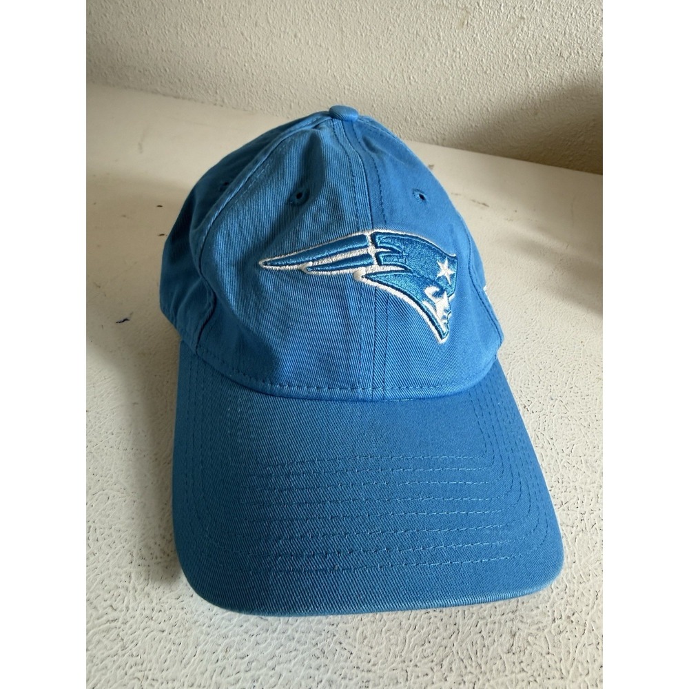New England Patriots NFL Football New Era Women's Blue Strapback Hat Cap Logo